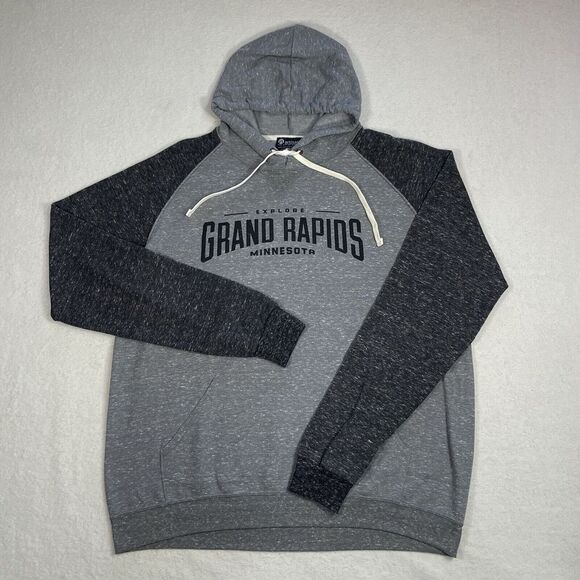 Artisans The Art of Apparel French Terry Hoodie Grand Rapids MN Charcoal Large - Picture 2 of 10